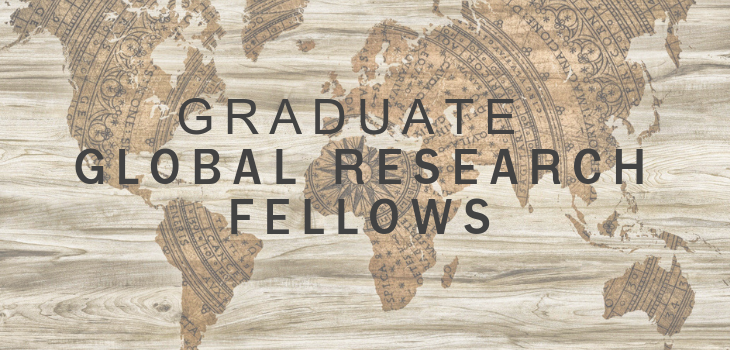 image of antique map and Graduate Global Research Fellows